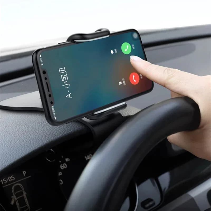 Supporto per telefono cellulare per auto, supporti per telefono cellulare ruotabili a 360 gradi, supporto per cruscotto per rack per auto per impugnatura automatica, staffa fissa