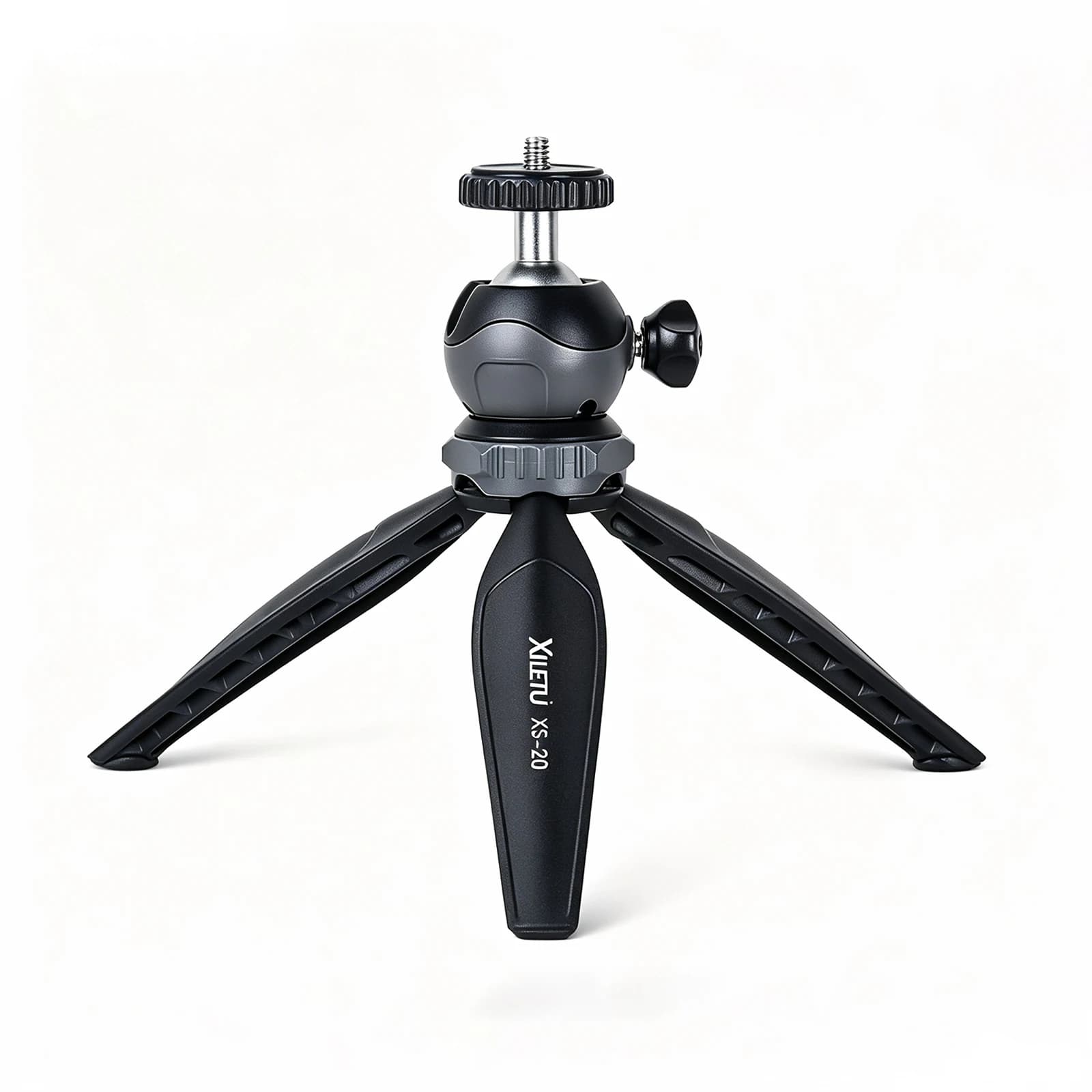XILETU XS20 Mini treppiede da tavolo supporto per telefono da tavolo con Clip e testa a sfera per iPhone cellulare Smartphone fotocamera DSLR