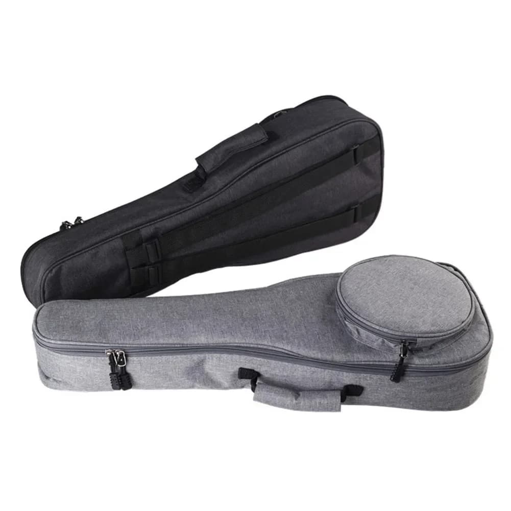 Borsa per ukulele a tracolla singola in tessuto Oxford impermeabile per ukulele da 23 pollici Nuovissima