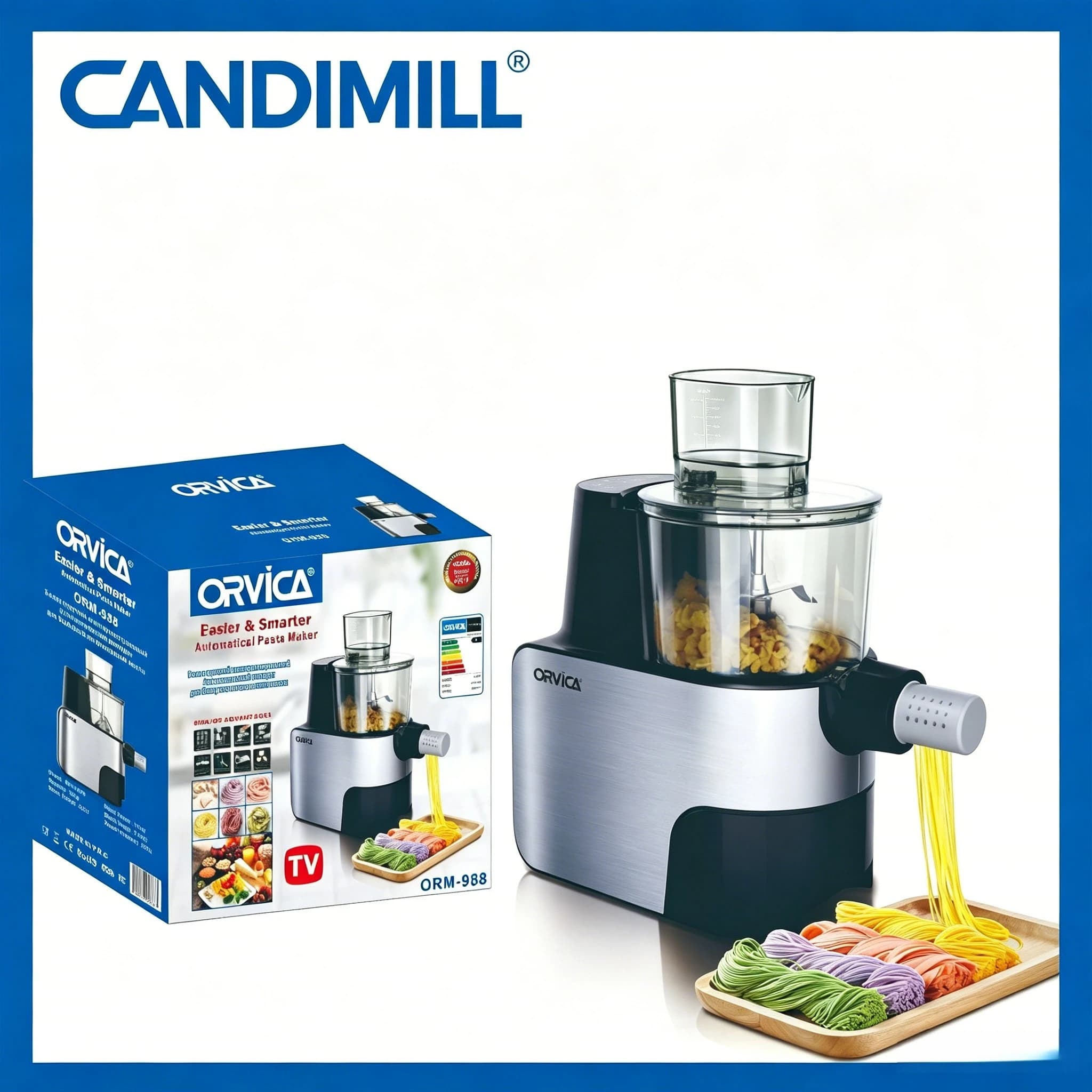 New Arrival Multifunctional Home Pasta Press Automatic Dough Knead Noodle Extrusion Integrated Noodle Making Machine