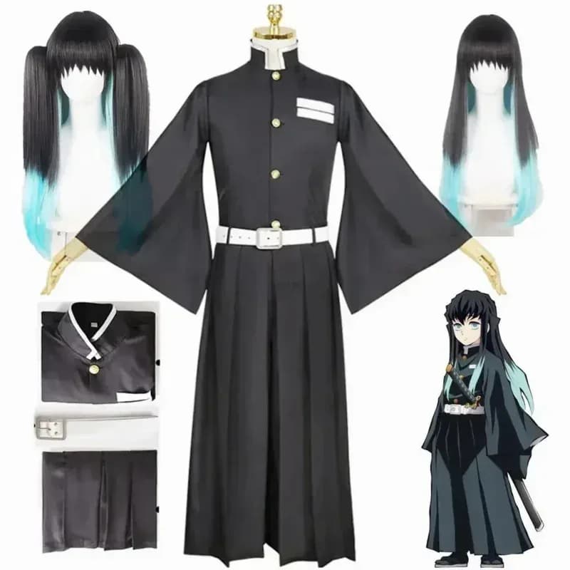 2025 Halloween Cosplay Anime Demone Slayer Kimetsu No Yaiba Tokitou Muichirou Costume Cosplay