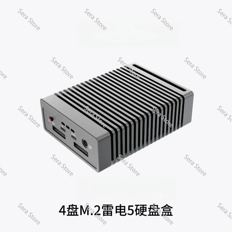 5 80Gbps 4 Bay NVMe M2 SSD Enclosure Thunderbolt 3 4 5 External Storage