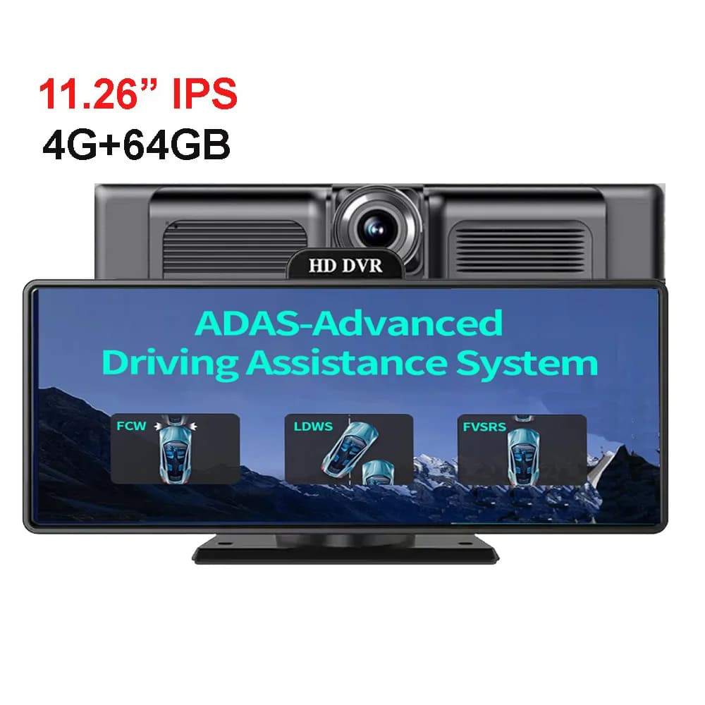 10.26 inch Car DVR Camera 4G GPS Navigation RAM+64G ROM Andriod 10 System 4G WiFi Carplayer Android Anto Dash Cam Video Recorder