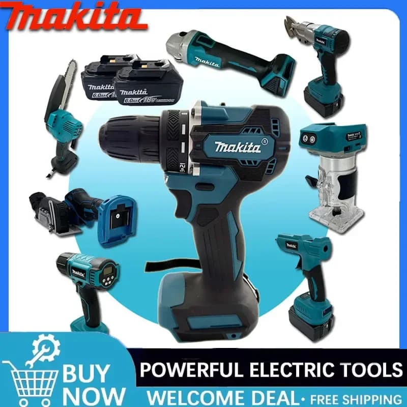 2026 Utensili Makita all'ingrosso: Pistola termica elettrica, Sega a sciabola portatile senza fili, Utensili elettrici