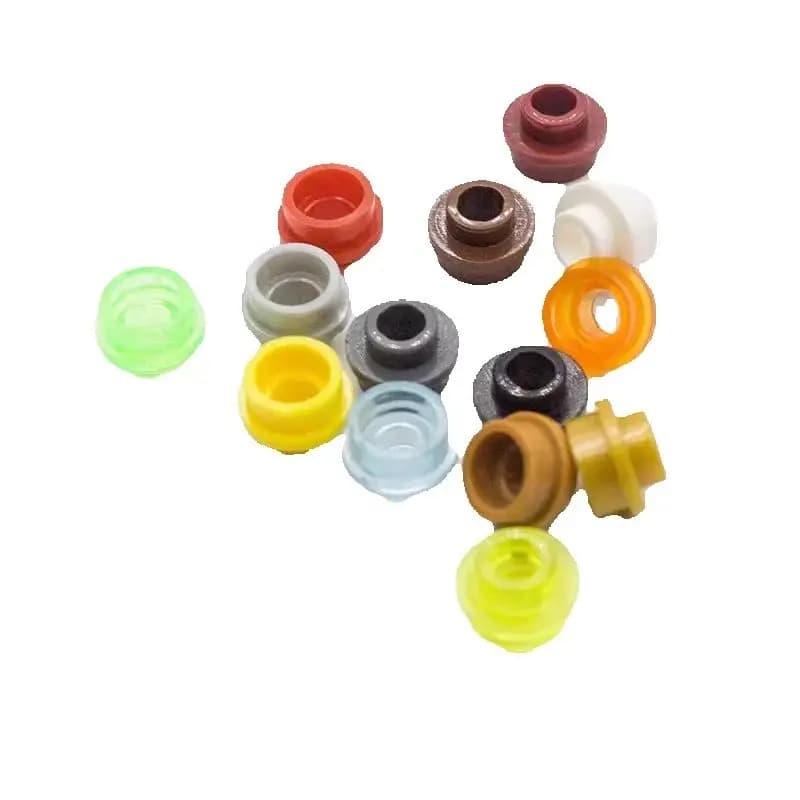 10 PZ 85861 Piatto Rotondo 1x1 Con Perno Aperto Blocco Moc Colore Compatibile con Il Mattoni FAI DA TE Giocattolo Per Bambini Assemblaggio