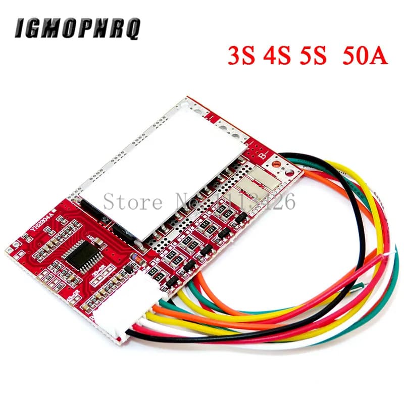 3S 4S 5S 50A BMS Bordo di 3.2V/3.7V del Fosfato del Ferro del LiFePO4 BMS Batteria 3.2/3.7V Bordo di Protezione Della Batteria Al Litio 18650 w/Balance