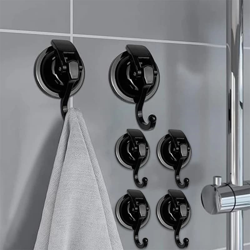 Ganci a ventosa, ganci per doccia con aspirazione sottovuoto Ganci per finestre in vetro da cucina per bagno riutilizzabili senza punzonatura per asciugamano