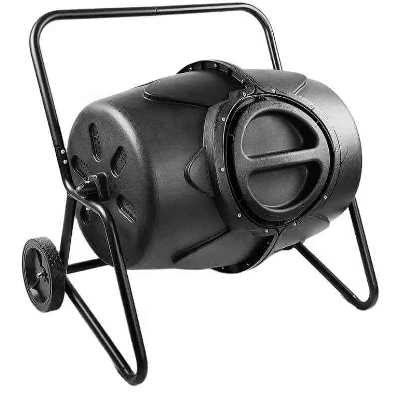 Wholesale 170L Compost Tumbler Bin Outdoor Backyard Plastic Tumbler Garden Compost Bin with Wheel