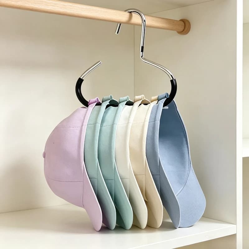 1PC Creative Round Ring Hat Hanger Multi-Purpose Clothes Rack Home Clothing Store Scarf Cap Storage Organizer Holder