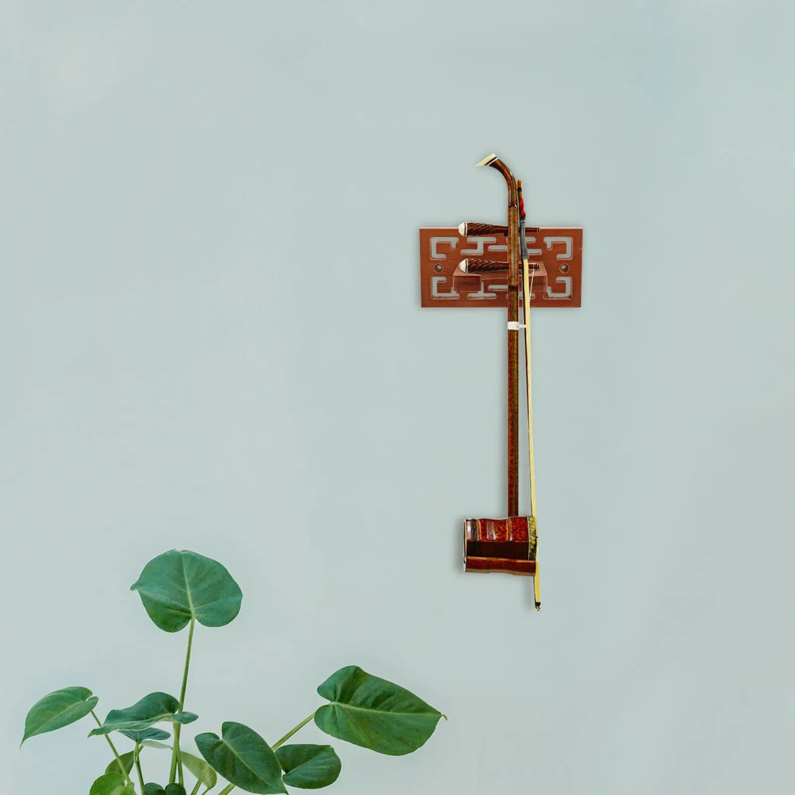 Set di Ganci in Legno da Parete per Strumenti Musicali, Supporto per Flauto, Erhu, Ukulele, Espositore Stabile e Sicuro, Regalo Perfetto