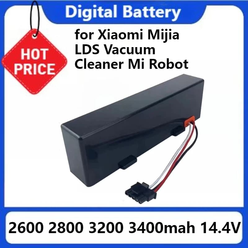 STYTJ02YM Batteria per Xiaomi Mijia LDS Aspirapolvere Mi Robot Aspirapolvere-Mop P Mi Robot Aspirapolvere-Mop 2S per Haier JX37 14.4V 3400mAh