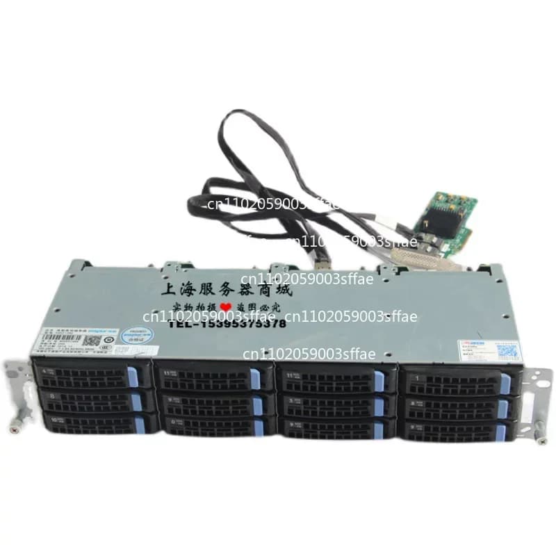 3.5-inch 6Gb Hard Disk Cage 8643 12GB Storage NAS CDN Hot-swappable SAS/SATA Daisy 12-bay