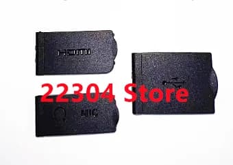 NUOVO Per Nikon EOS D810 USB in gomma HDMI DC IN/VIDEO OUT Porta in gomma Coperchio inferiore Parti della fotocamera digitale