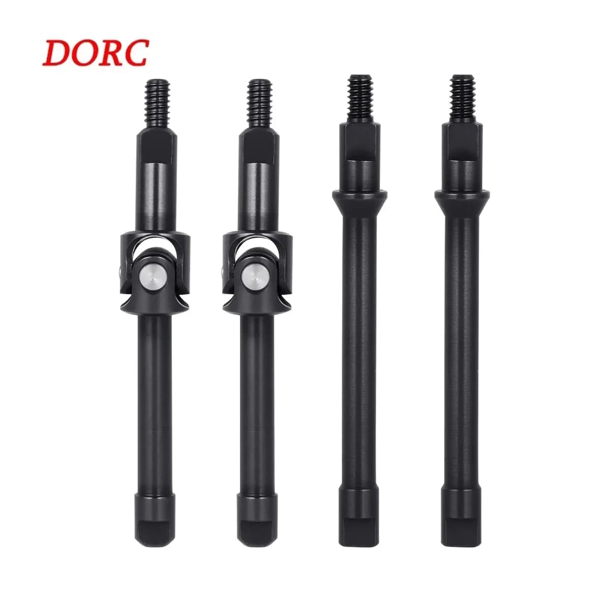 4 Pezzi Alberi CVD in Acciaio per Assali Anteriori e Posteriori per Auto RC Crawler 1/30 Axial SCX30 - Parti di Aggiornamento