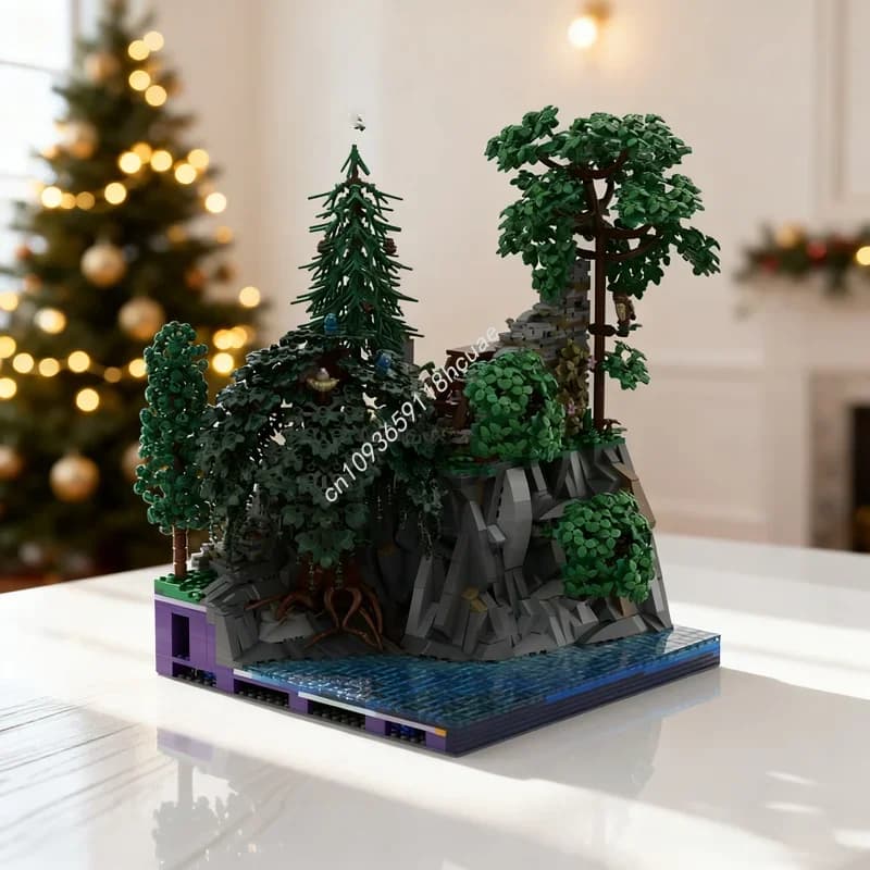 3359pcs MOC Castle Hohengeroldseck Tower ruins Model Building blocks Architecture Assemble toy DIY Brick Christmas gift Birthday