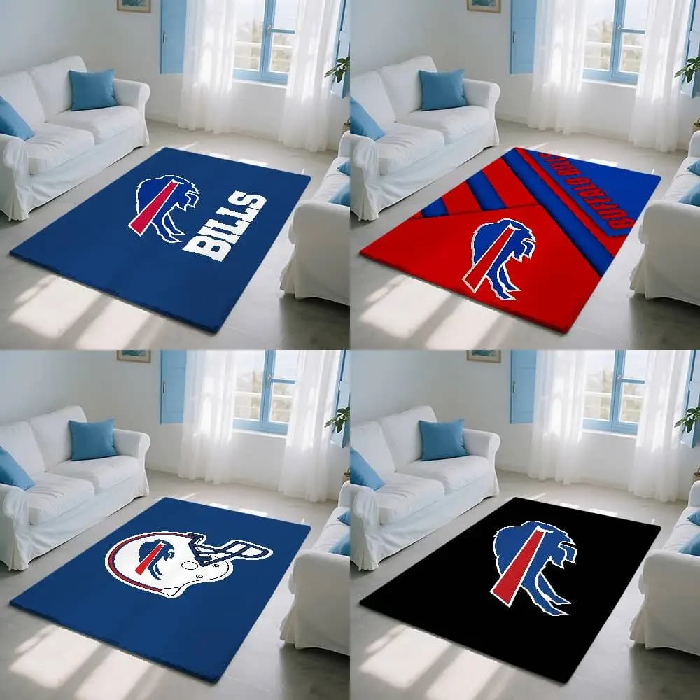 Tappetino da pavimento Cool B-BuffaloS-B-BillS in flanella stampata, adatto per bagni, cucine, ingressi e altre decorazioni per la casa