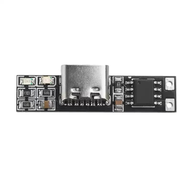 Ultra-Narrow Mini 3.7/4.2V Lithium Battery Charging Board Module 1A Current 18650 Lithium Iron Phosphate Type-C Power Module