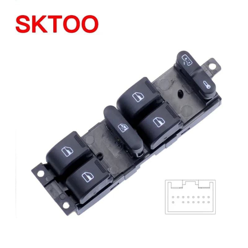 SKTOO fit for Chery A3 2008-13，A5 2005-09，E5 2011-14，Tiggo 3 2014-16，Old Tiggo 2005-09，New Tiggo 2010-13 Window Control Switch