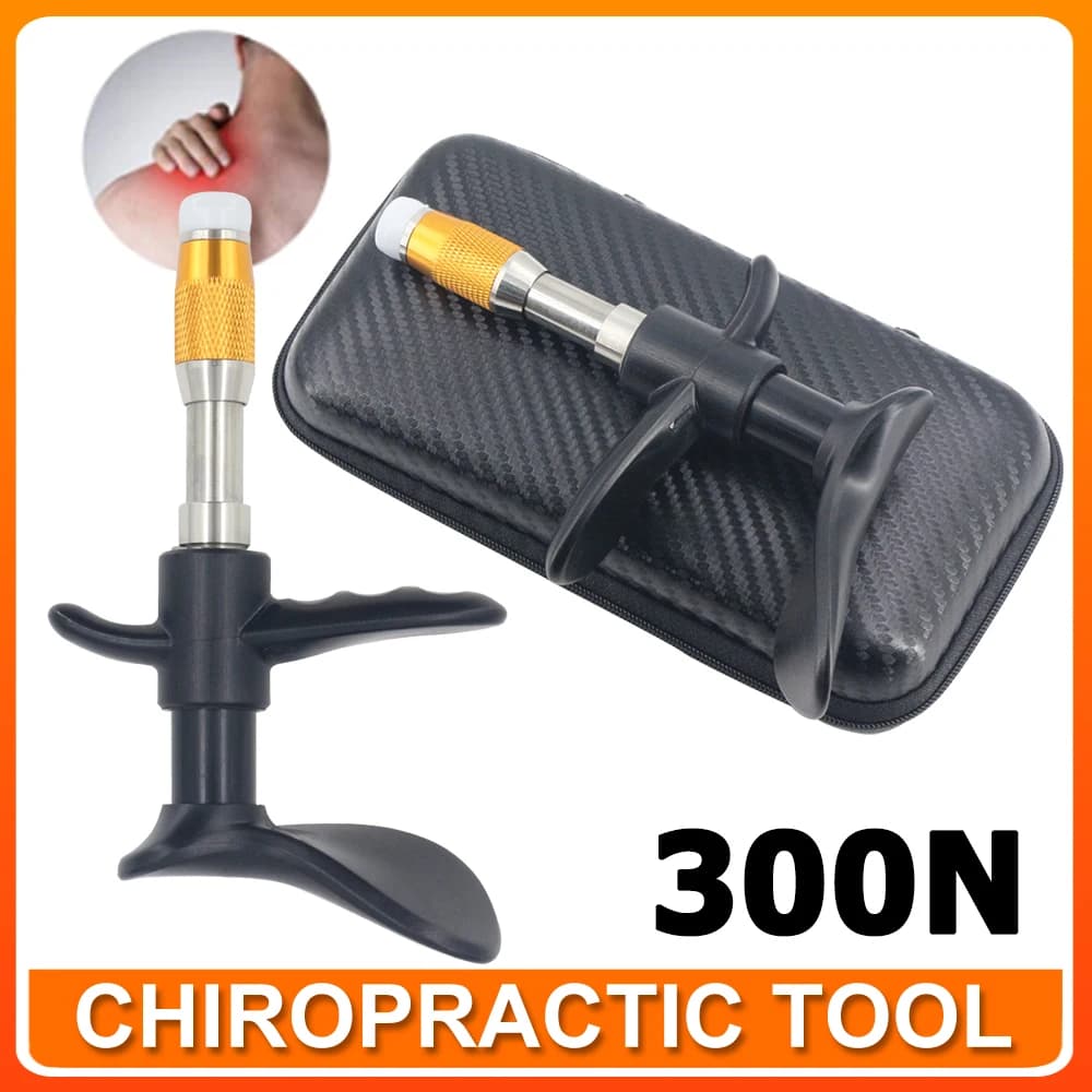 Chiropractic Adjustment Tool, Single Head Massage Gun, Cervical Column Correction Therapy, Manual Massage for Articular Pain, Last Model