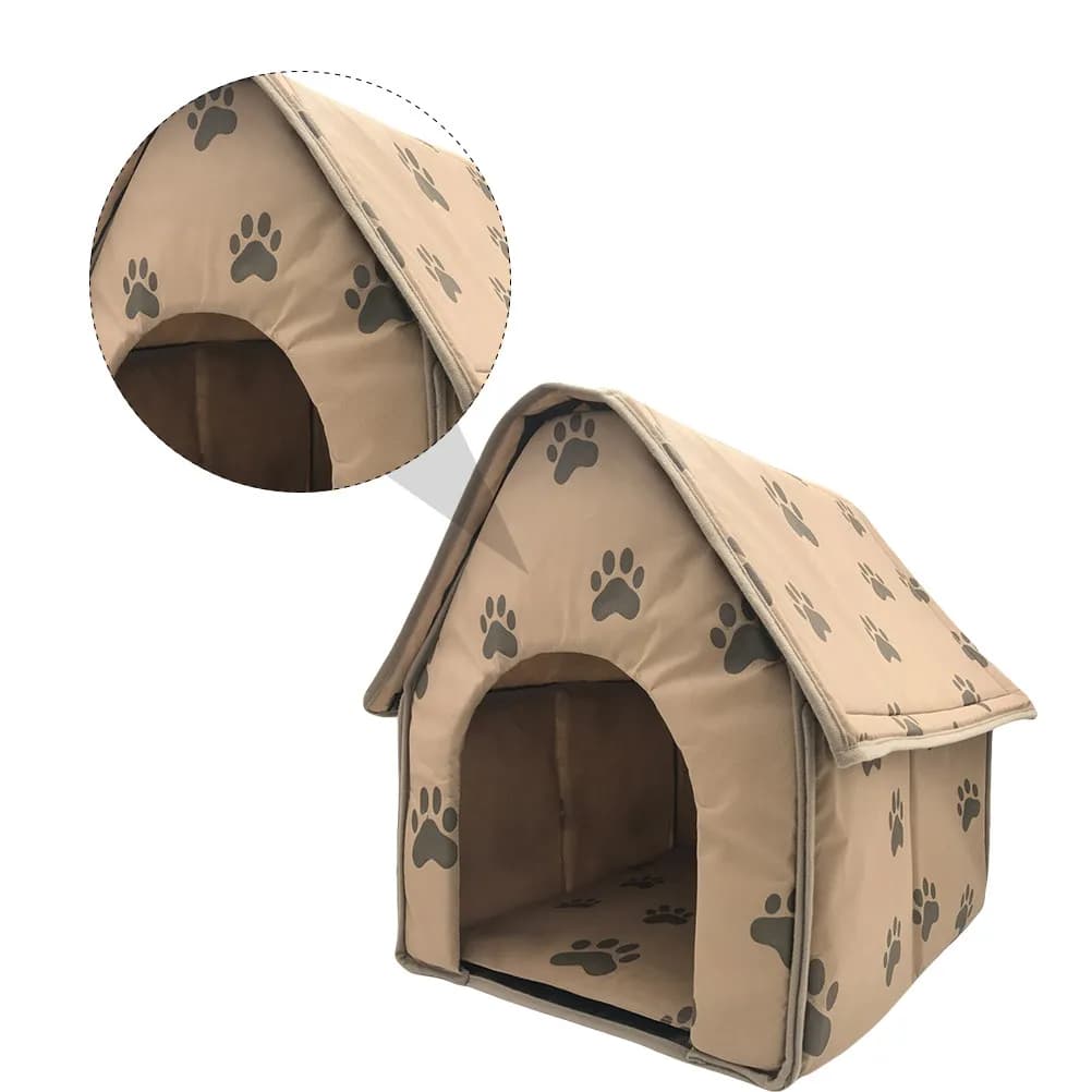 Cuccia Pieghevole per Animali Domestici, Tenda Portatile per Cani, Cuscino Confortevole, Riparo Facile da Pulire e Trasportare