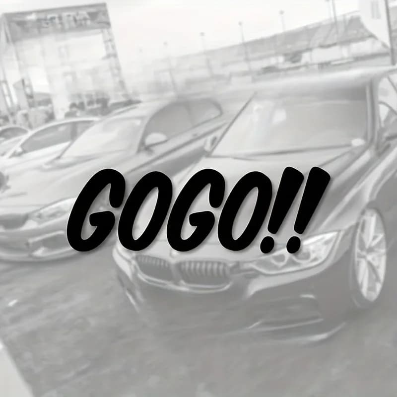 Hot Gogo Decalcomanie per auto Decalcomanie in vinile Moda creativa Auto Adesivi per lo styling della testa per tutto il corpo