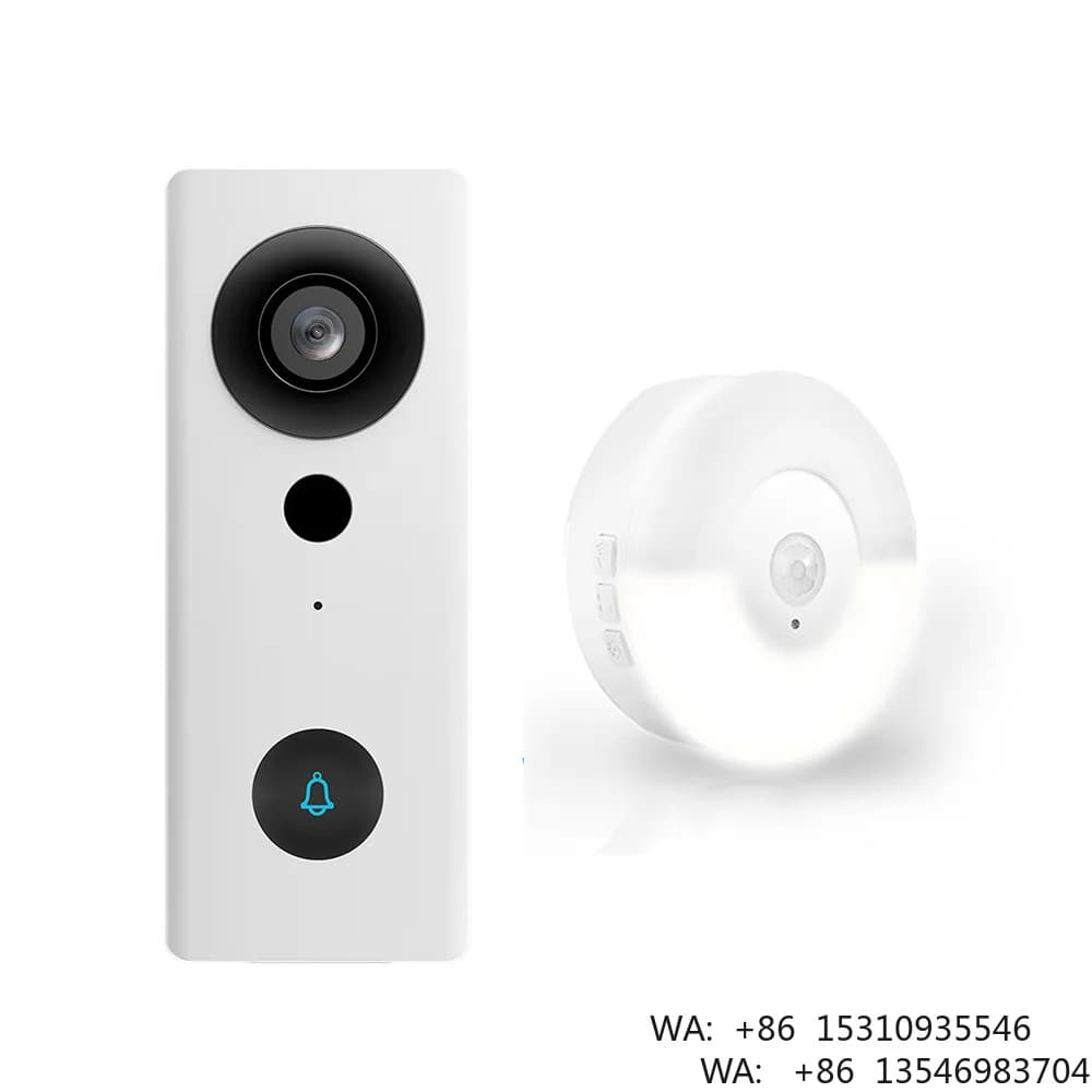 Videocitofono Wi-Fi Tuya Smart Life HD, Telecamera di Sicurezza Domestica, Campanello Video Impermeabile Wi-Fi HD