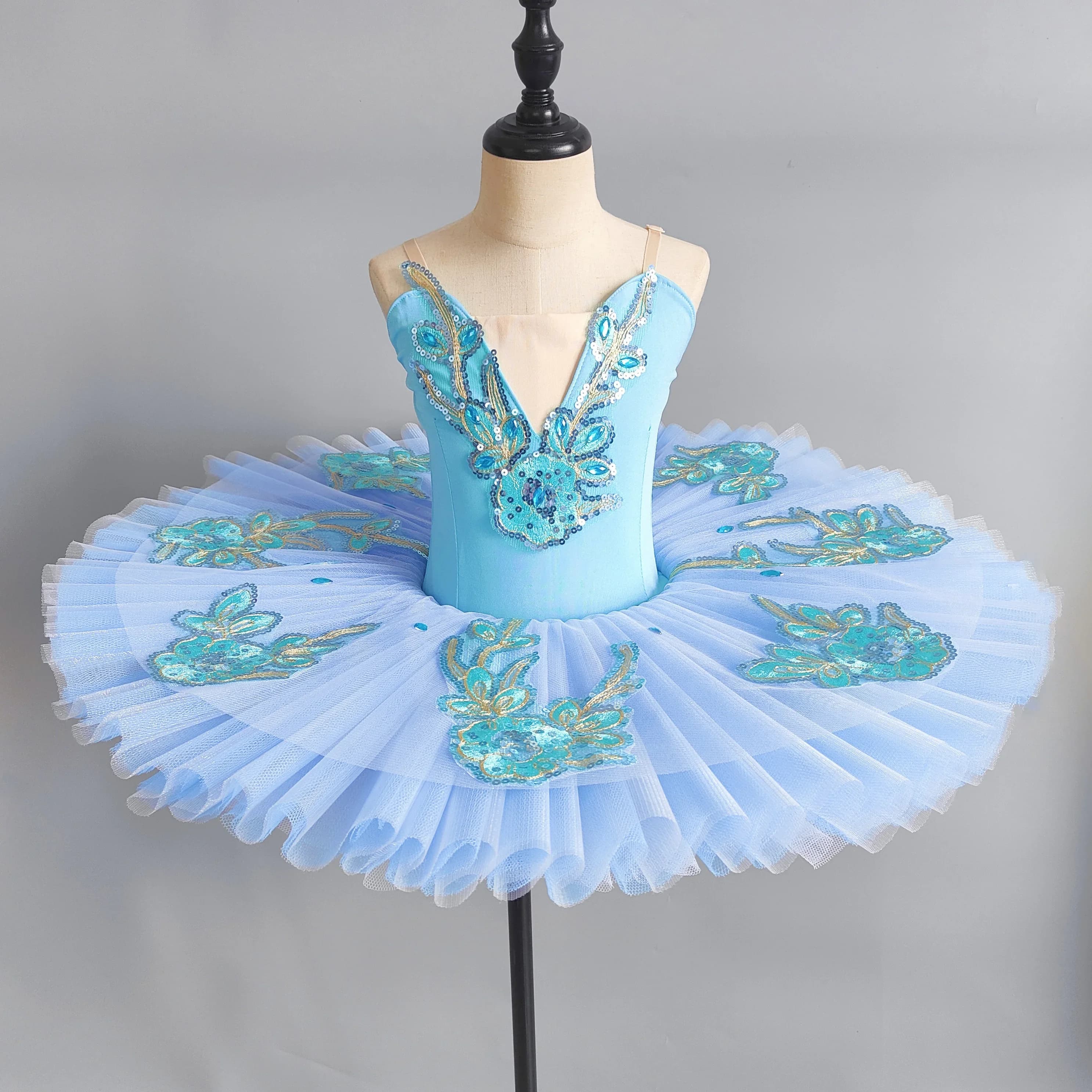 Nuova gonna da balletto Tutu di balletto professionale Donna Loetard Adulti Costumi di balletto del Lago dei cigni Abito da ballerina