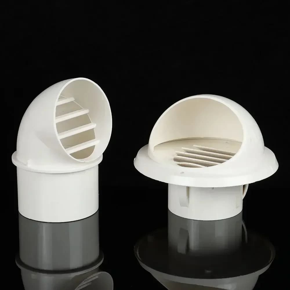 New Exhaust Grid PVC Ceiling Round Ceiling Wall Grid Air Channeling Cover Heating Cooling Tap Waterproof