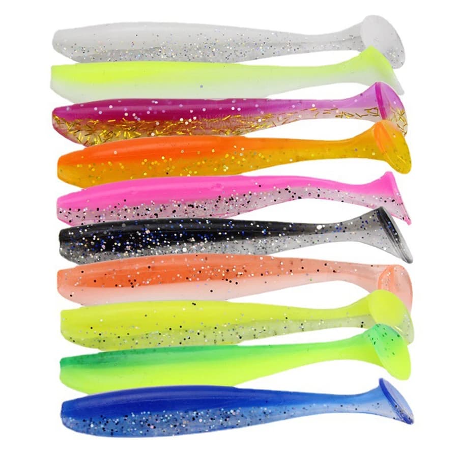 25 pcs Soft Fishing baits Kit Artificial Silicone Esca Verme with Manovella Gancio Jig Testa Weight Rolling Barile Swivel Equipment
