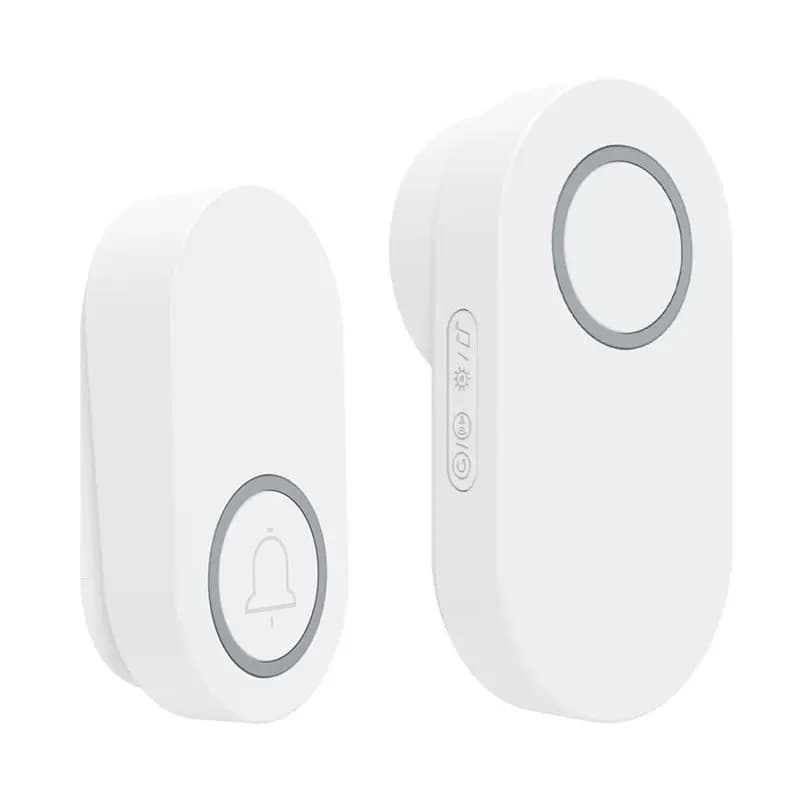 ABGE-New Wireless Outdoor Doorbell Smart Home Doorbell 60 Ringtones Loud Volume Home Welcome Waterproof No Wiring EU-PLUG