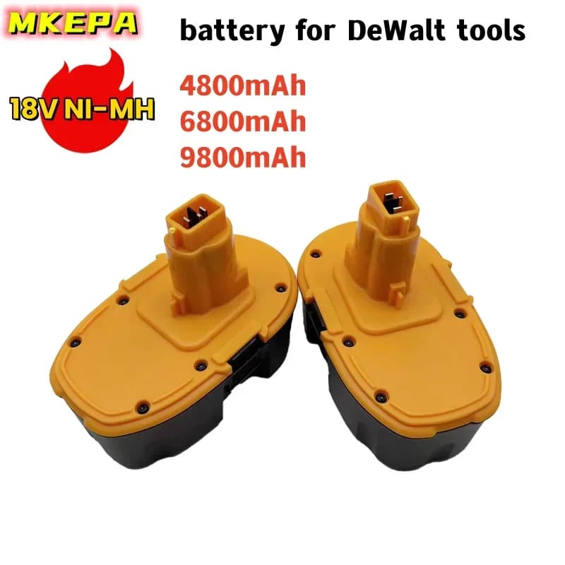 trasporto aereo 18V 9800mAh nichel idrogeno utensile elettrico per Dewalt DC9096 DE9039 DE9095 DW9098 DE9503 DW9096 sostituzione batteria