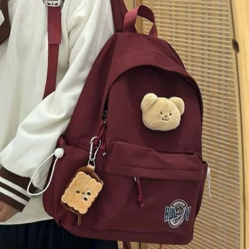 Zaini grandi per giovani adolescenti Borse da scuola per laptop per ragazze Borsa da scuola multitasche Zaino universitario leggero alla moda