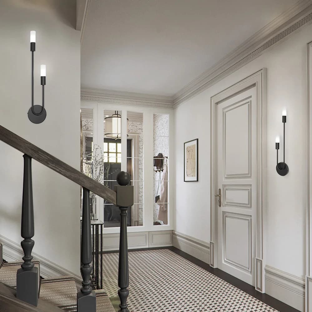 Lampada da Parete Moderna Nordica per Specchio Bagno, Illuminazione Camera da Letto, Decorazione Corridoio e Interni