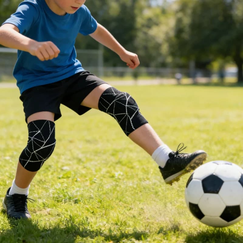 1 Children's Knee Pad with Rotula Gel Bearings, Knee Support for Boys and Children, for Menisk Lesions, Sport, Menisk Break