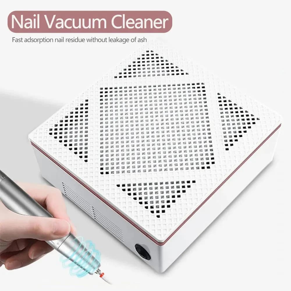 Aspiratore per polvere unghie LINMANDA, macchina per manicure silenziosa con filtri e ventola di aspirazione per manicure