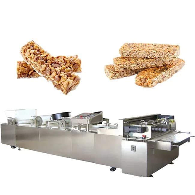 Linea di produzione automatica di barre di cereali di nuovo arrivo Macchina per la produzione di barre di cereali con macchinari per barre di proteine a basso prezzo