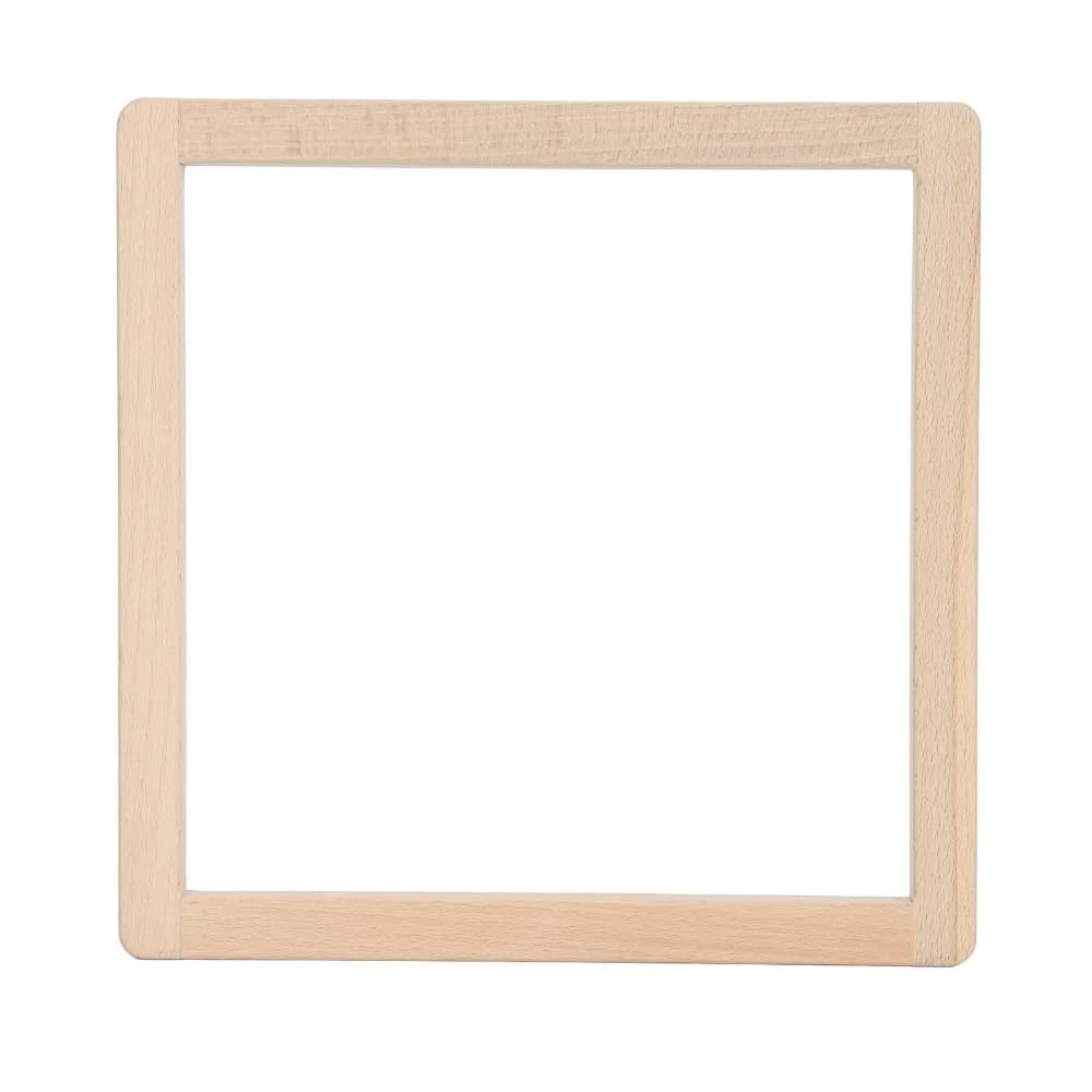 Handmade Wooden Knitting Loom Square Shape 11.8x11.8in Weaving Loom Knitting Board For Adults