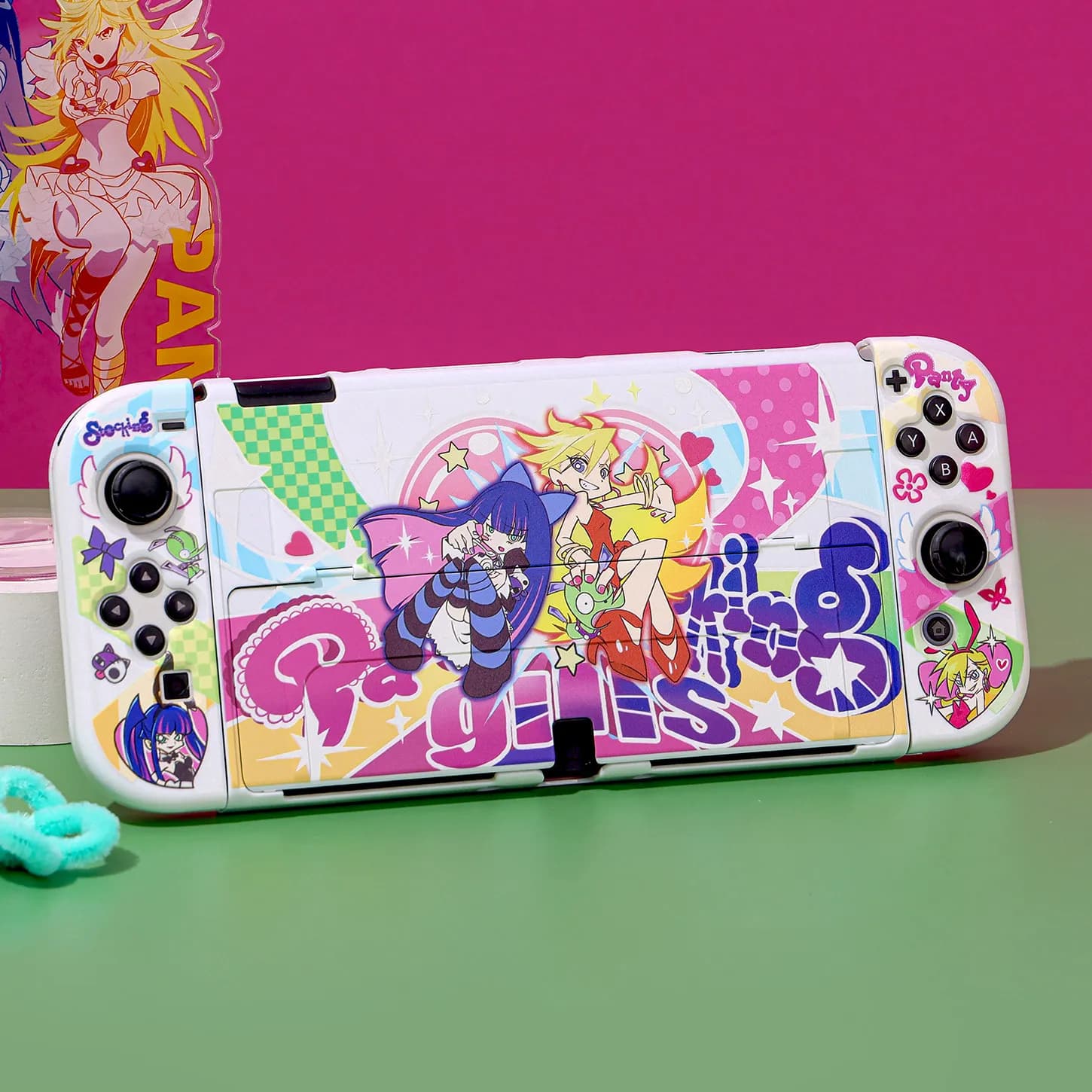 Custodia Protettiva a Tema Cartone Animato per Console Nintendo Switch 1/2/OLED NS e Controller Joy-Con, Antiurto, Accessori per Videogiochi Anime