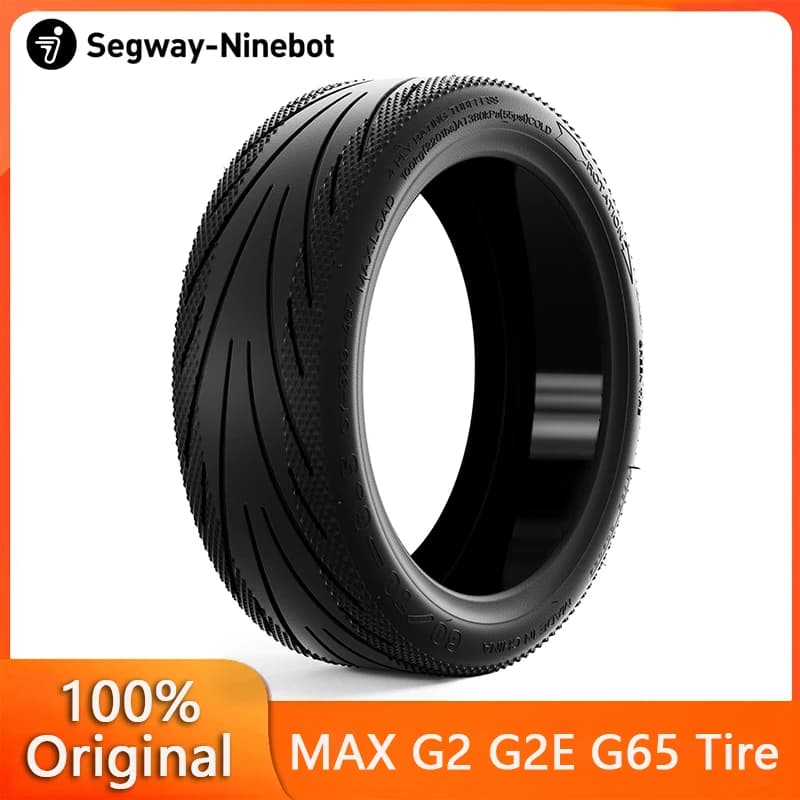 Pneumatico Anteriore Originale 60/70-6.5 per Monopattino Elettrico Ninebot by Segway MAX G2 G2D G2E G65, Pneumatico Sottovuoto in Gelatina, Ricambi per Monopattino