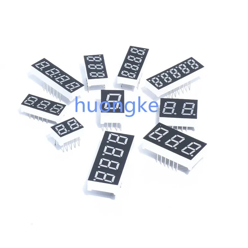 10 pcs/lot digital tube led display 4Bit Common Cathode/Anode 0.28 0.36 0.4 0.56 inch 7 segments for arduino led display