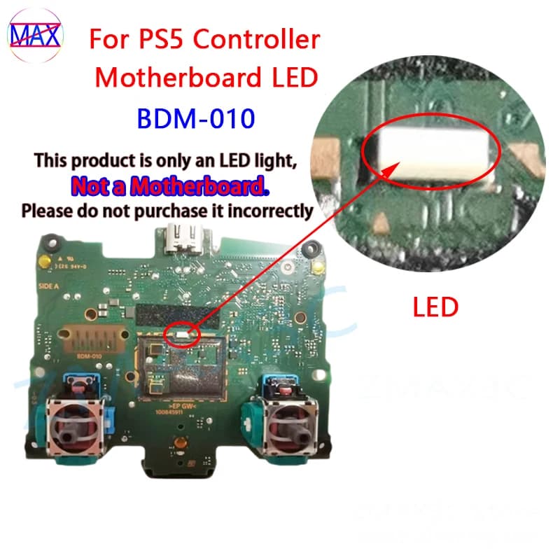 Per controller PS5 BDM-010 sostituzione scheda madre LED per accessorio parti di riparazione luce LED scheda madre maniglia PS5