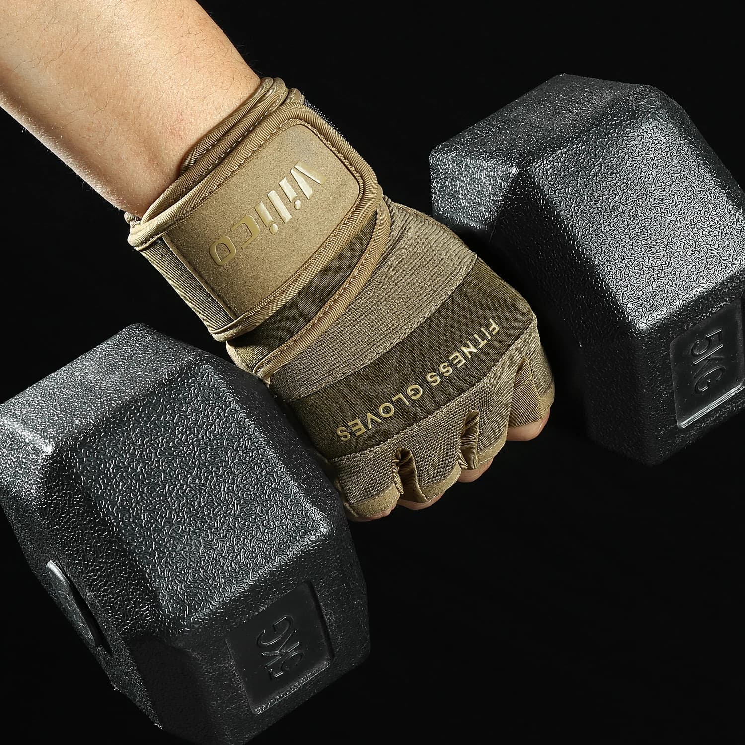 Cycling Gloves Mezze Dita, Pesi Lifting Gloves, Fitness, Crossfit and Exercises