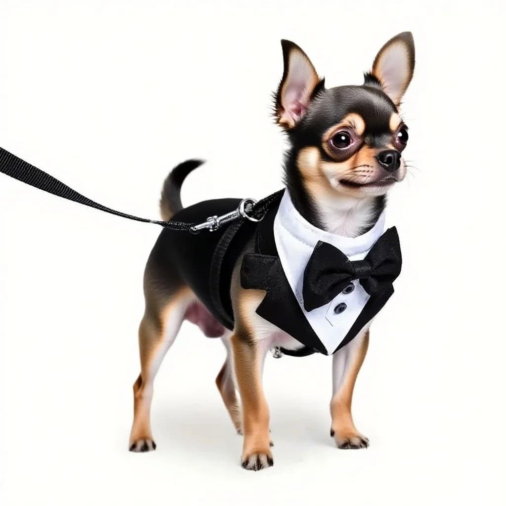 Imbracatura da smoking per cani Fidanzamento traspirante Compleanno San Valentino Costume Papillon regolabile Imbracatura per gilet per animali domestici per cani di piccola taglia media