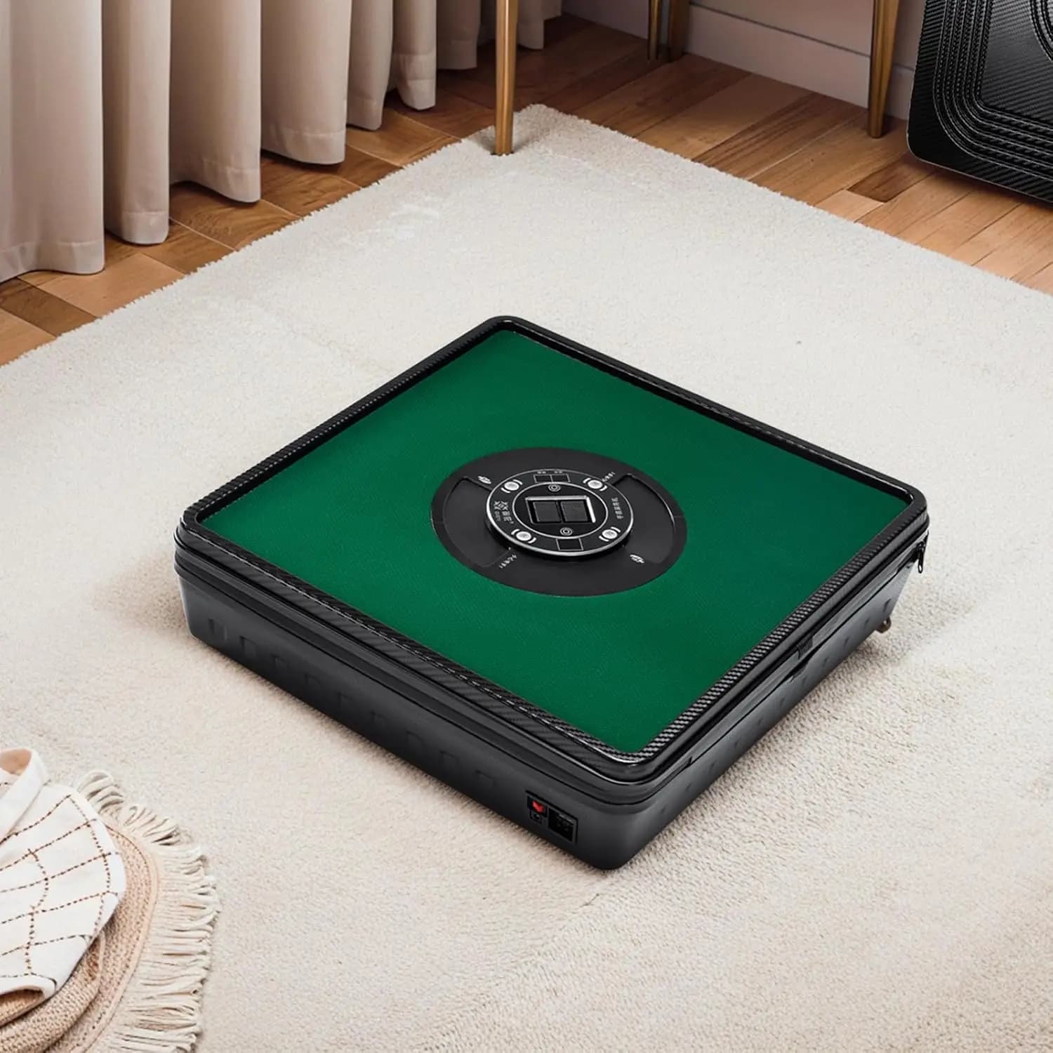Macchina Automatica Portatile per Mahjong con 144 Tessere Magnetiche - Design Pieghevole per Facile Conservazione, Mescolamento Automatico, Personalizzabile