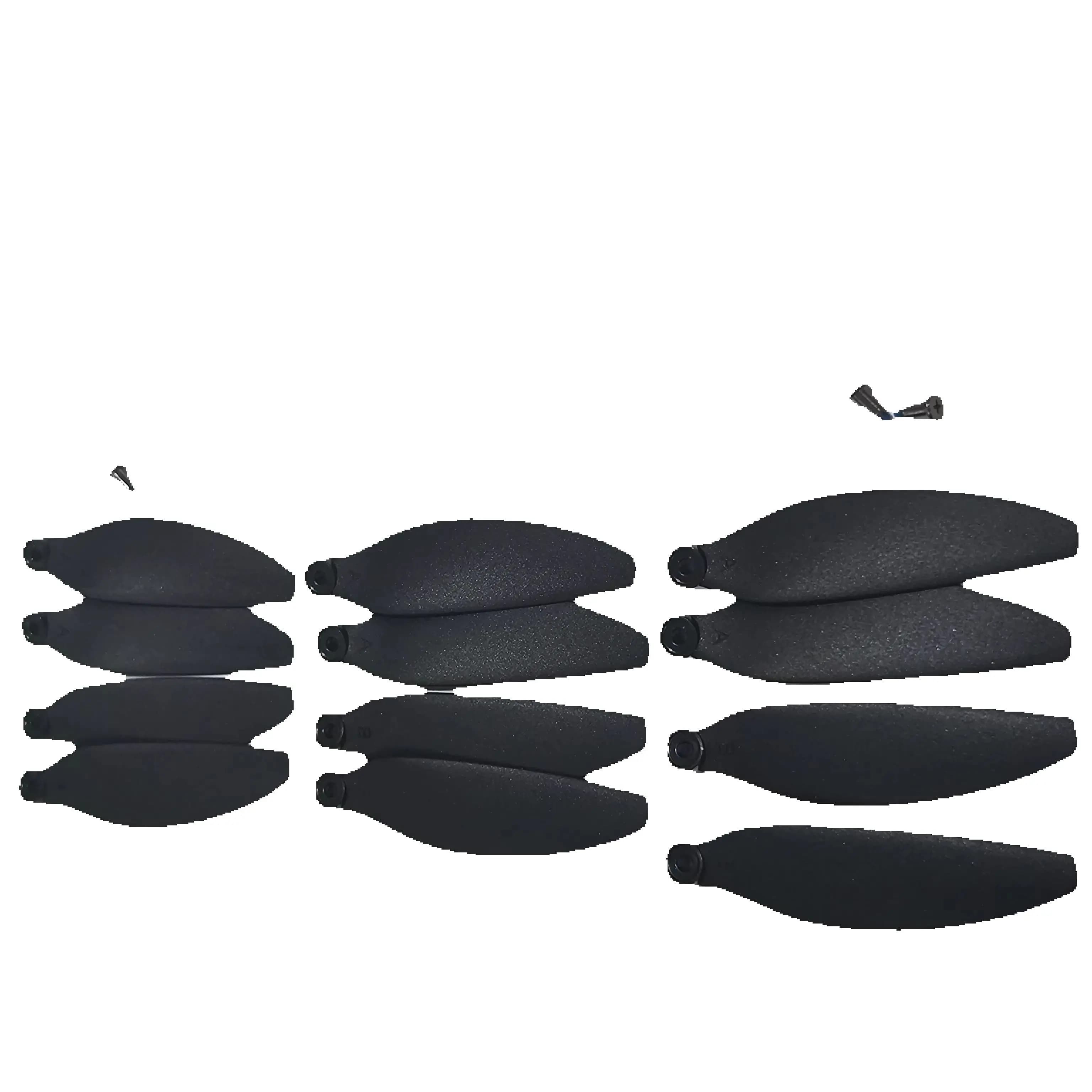 12PCS F198 Foldable Mini Brushless RC Quadcopter Drone Spare Parts Original Fan Accessories Maple Leaf Wings Blade Propellers