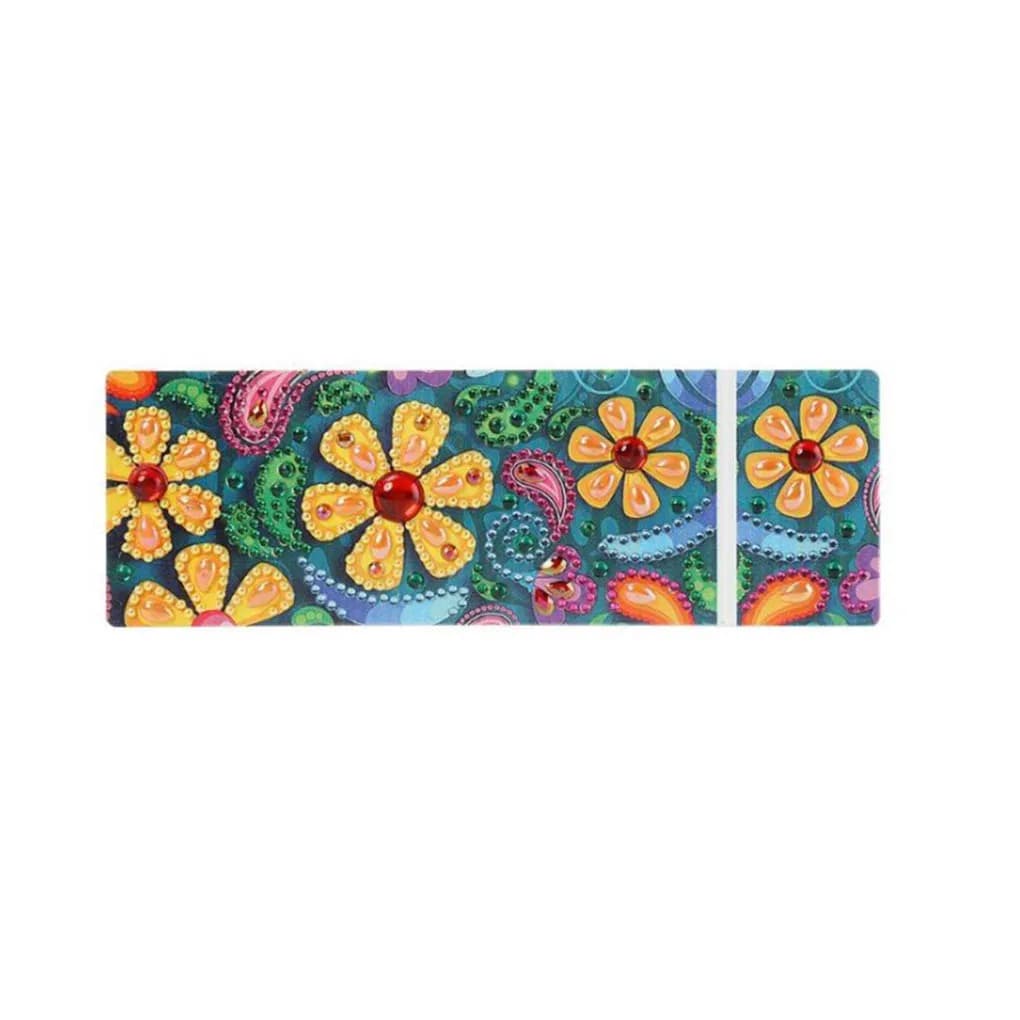 Scatola portaoggetti in plastica Contenitore per gioielli con astuccio per cancelleria con pittura a diamante a forma speciale 5D fai da te, bj064