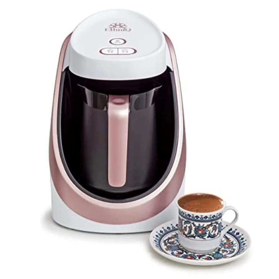 Turkish Coffee Maker - 100% Free, 120V, 1 to 4 Cup Brewing Capacity with Cook Sense Technology for Delicious Cup of Turkish Gre