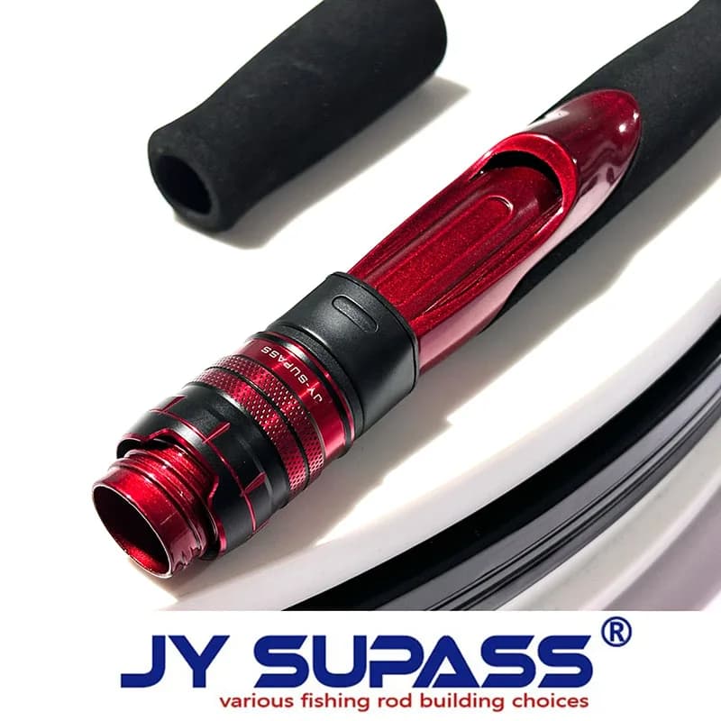 JY SUPASS VSS componenti per la costruzione di aste nuovo stile Sedile per mulinello Dado di bloccaggio Riparazione dell'edificio di canne da pesca, componenti fai da te per canne personalizzate