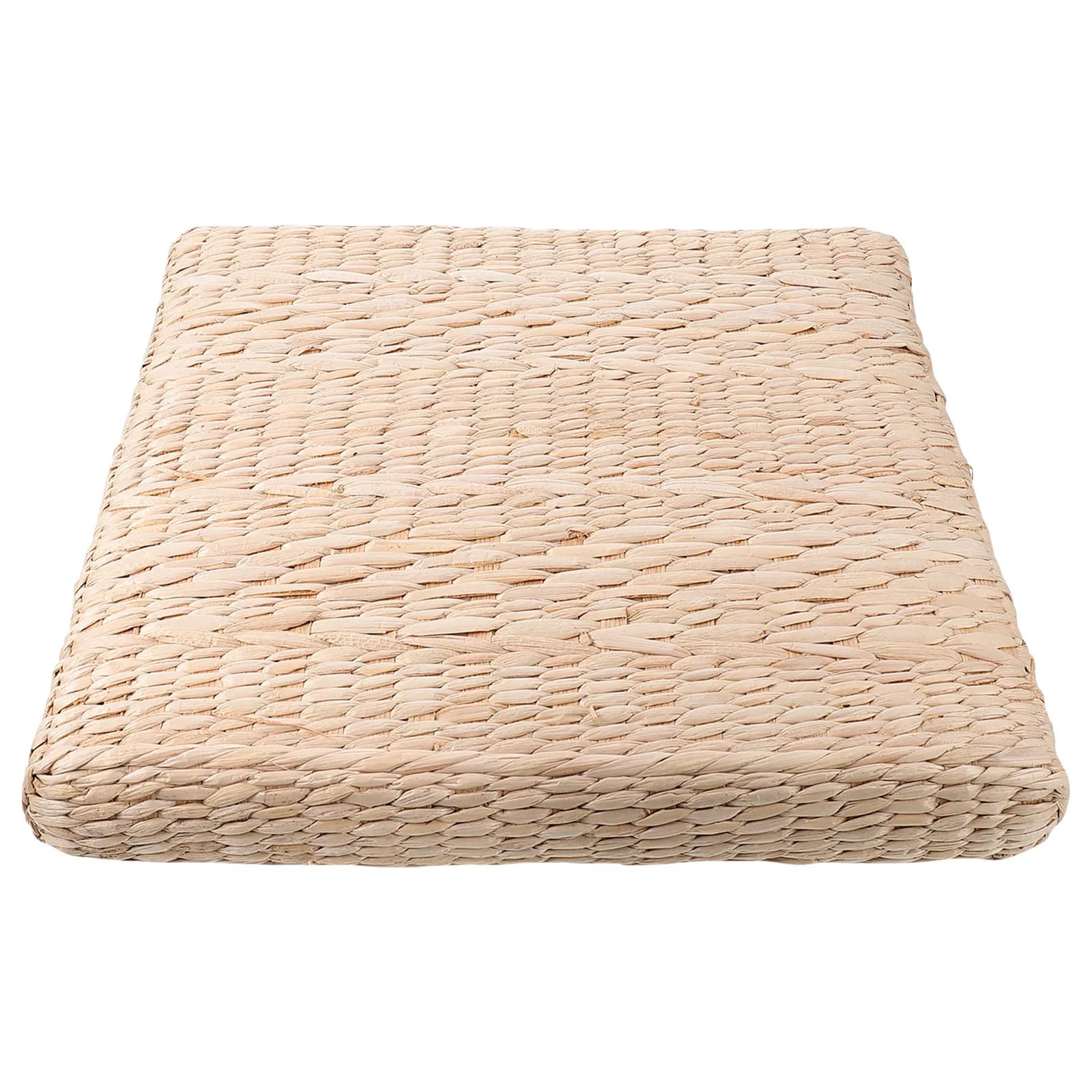 Cushion for Meditation in Paglia Naturale Intrecciata, Tatami Mat for Yoga, Meditation, Sitting on Earth, Background for Photography