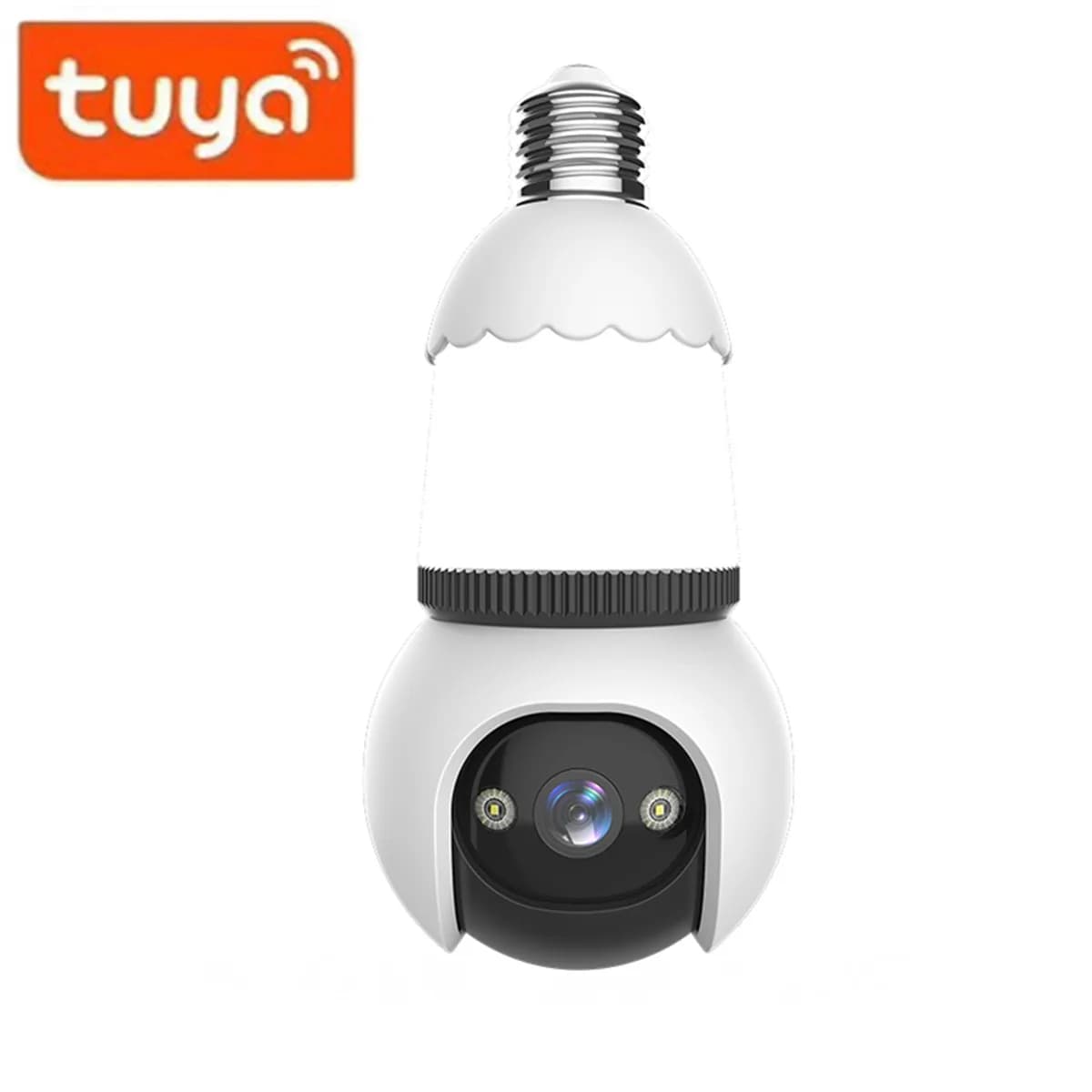 4MP 1440P Tuya APP Proiettore a colori E27 Wireless PTZ IP Dome Camera AI Rilevazione umanoide Sicurezza CCTV Baby Monitor
